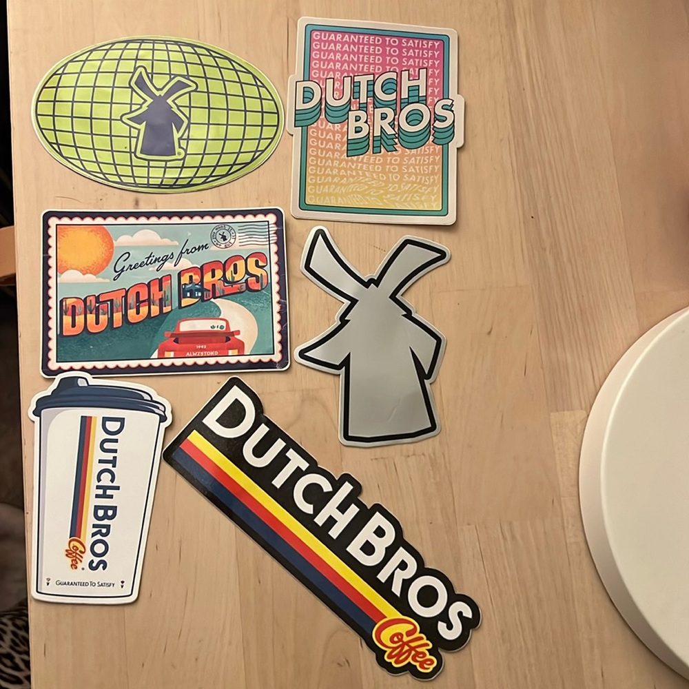Dutch Bros stickers